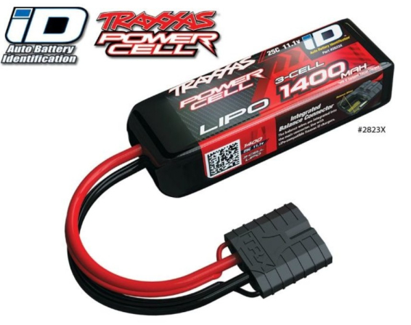 TRX2823X Lipo 11,1/1400 TRX1:16(Revo) 25C "ID"